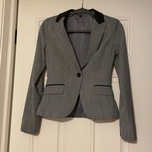 Express black and grey blazer